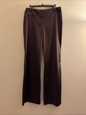 JS COLLECTION Brown Satin Pants